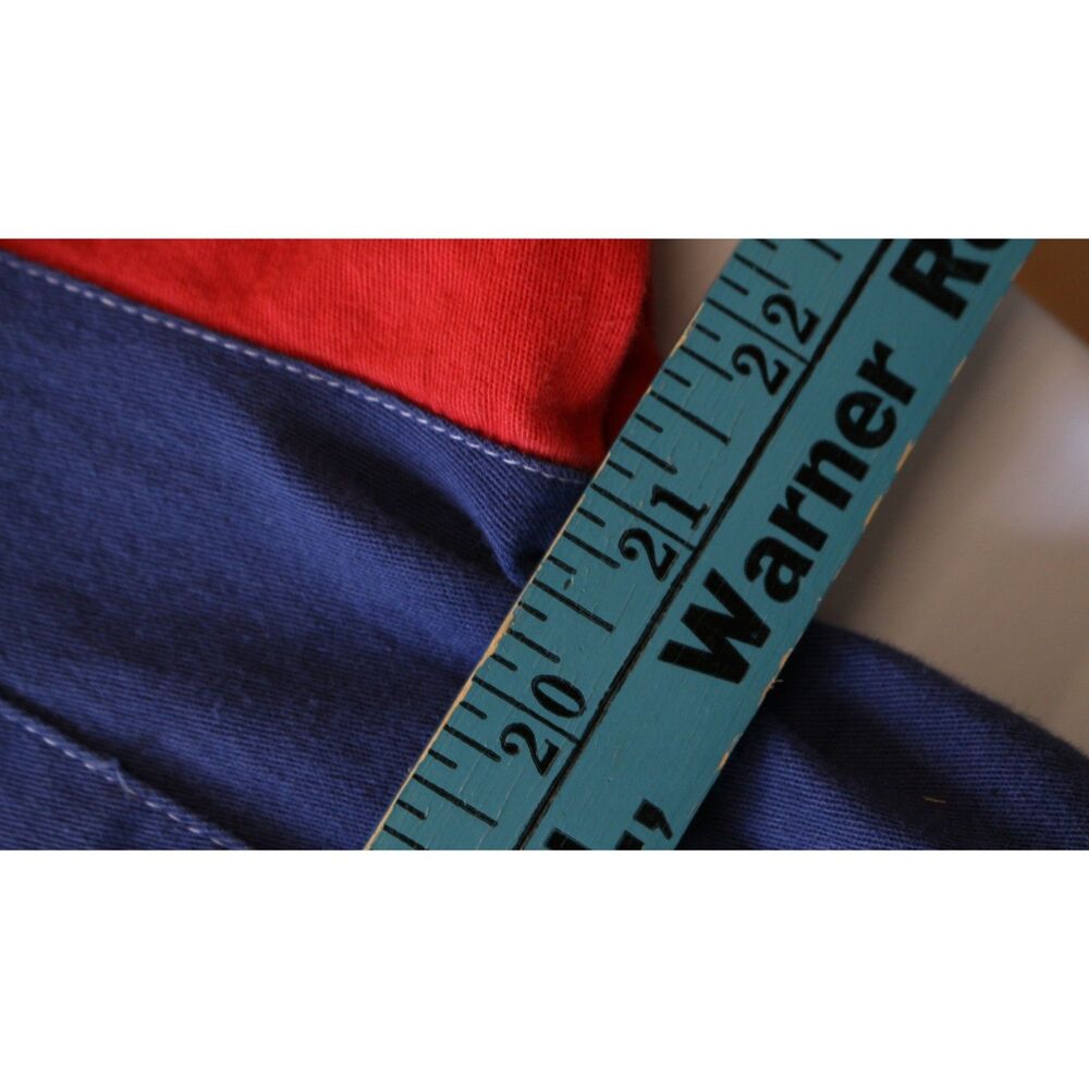 Vintage 90s Howard Wolf Colorful Color Block Utility Jacket Size 8 - Picture 9 of 10